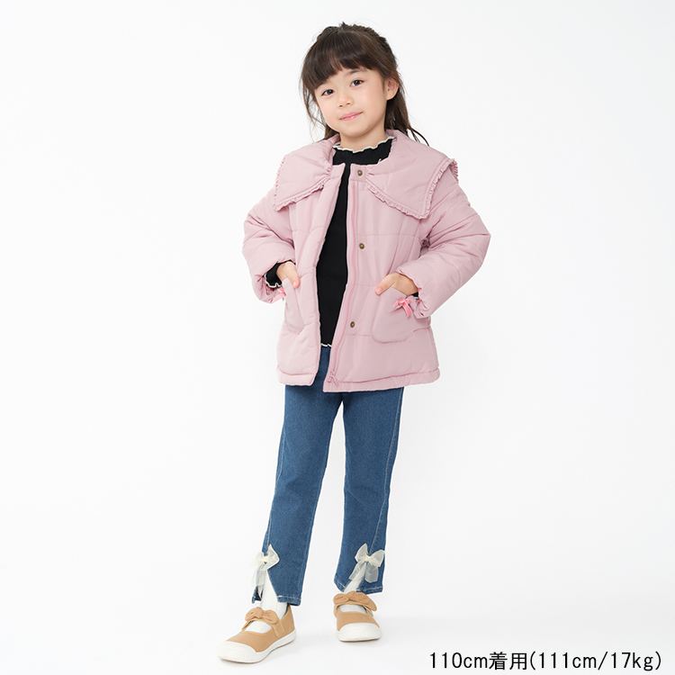 クレッシェント　ドット柄　中綿　ジャケット　コート　日本製　CRESCENT moujonjon（ムージョンジョン） 再値下げ 24秋冬SALE50%OFF価格