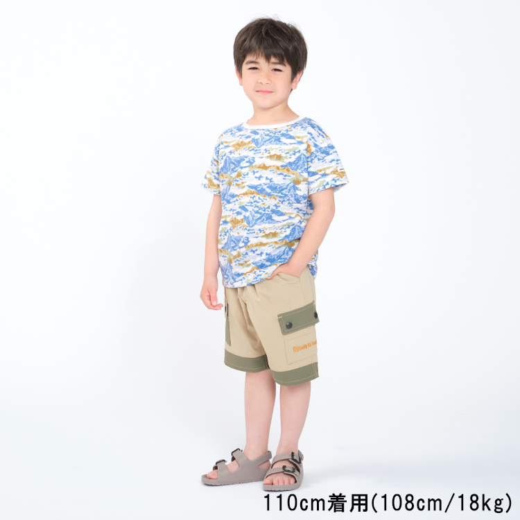【子供服】 Daddy Oh Daddy (ダディオダディ)日本製 総柄半袖Tシャツ 90cm〜130cm V32812｜marutaka-iryo｜10