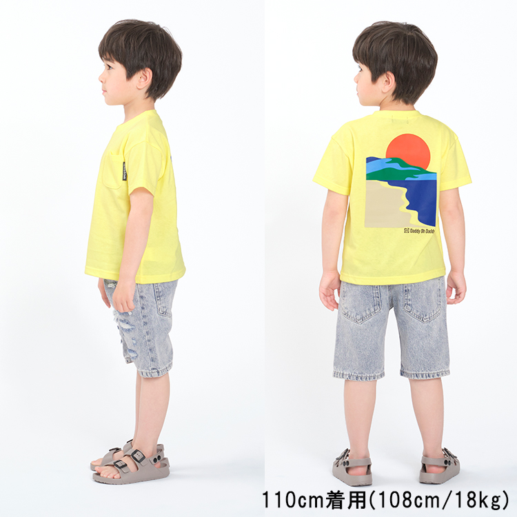 【子供服】 Daddy Oh Daddy (ダディオダディ) 日本製 バックプリント半袖Tシャツ 90cm〜130cm V32816｜marutaka-iryo｜13