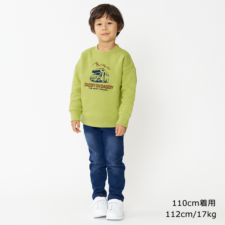 【再値下げ】【23秋冬SALE30%OFF価格】 Daddy Oh Daddy (ダディオダディ) 日本製車サガラ刺繍裏起毛トレーナー キッズ 男の子 V50624｜marutaka-iryo｜12