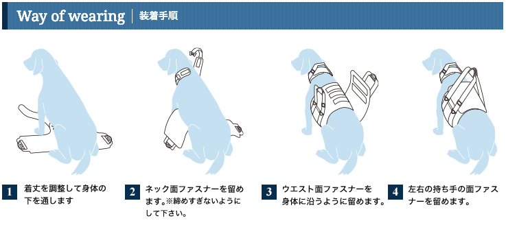 介護用・歩行補助ハーネス 中・大型犬用 メッシュグレー ラウォーク