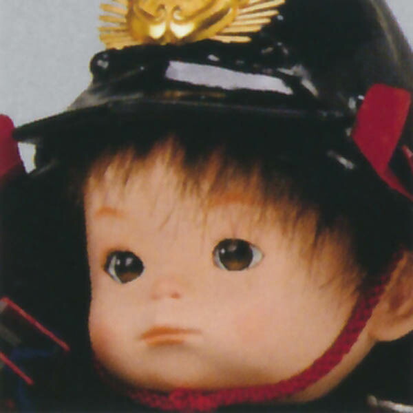 五月人形 平安豊久 子供大将 壹三作 一番星織田 LED灯り付き屏風 コンパクト おしゃれ_3