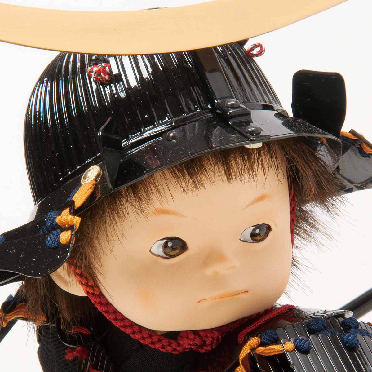 五月人形 平安豊久 子供大将 壹三作 （いちぞう） もののふ童 政宗 名前旗 正絹箔チラシ 木製衝立飾り台 子供大将飾り コンパクト おしゃれ