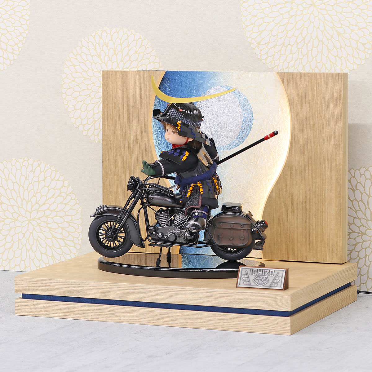 五月人形 子供大将飾り 壹三作 わんぱくライダーミニョン クラシック