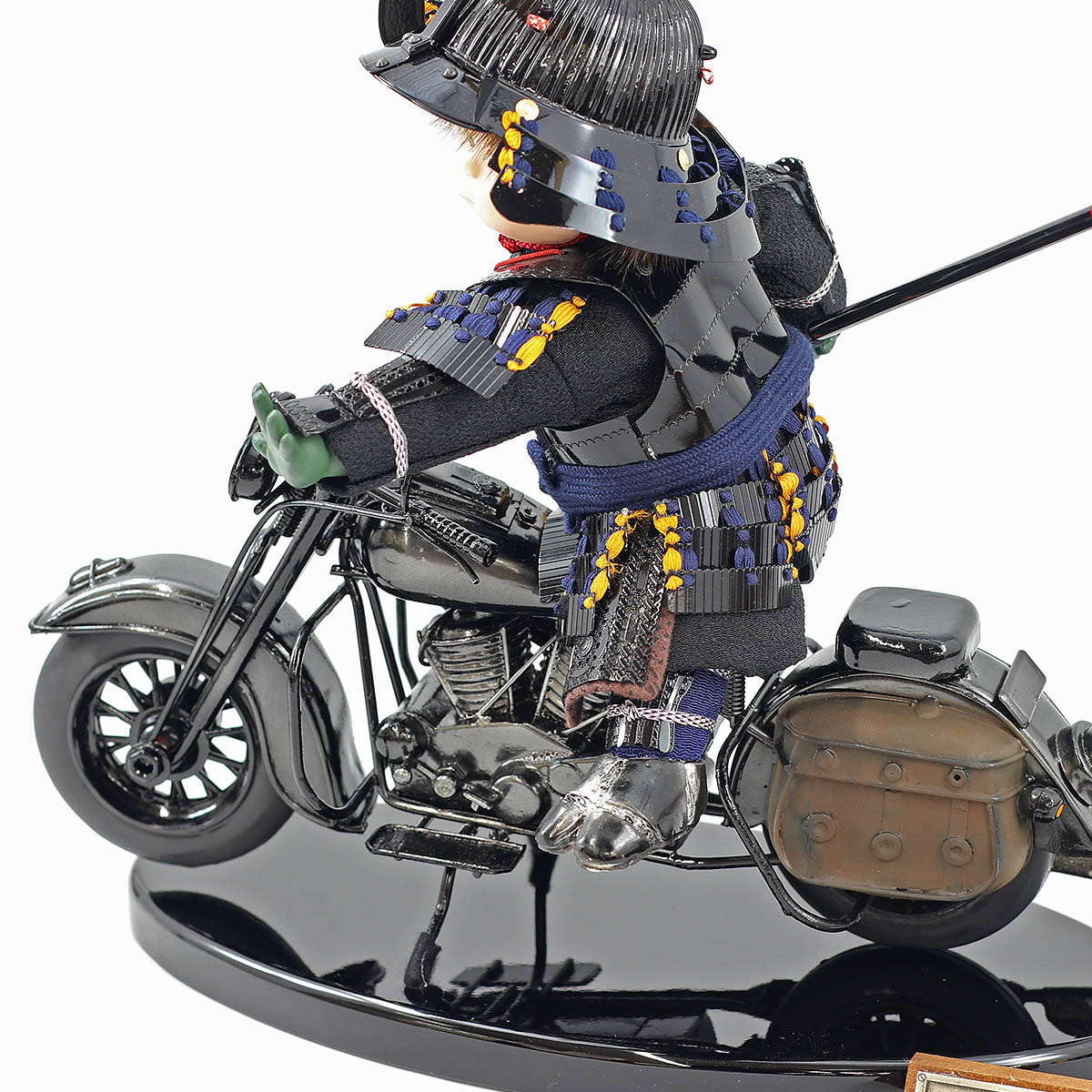五月人形 子供大将飾り 壹三作 わんぱくライダーミニョン クラシック