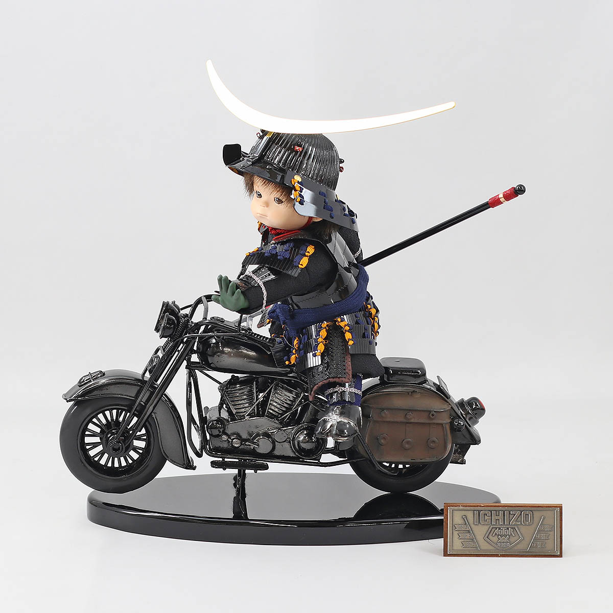 五月人形 子供大将飾り 壹三作 わんぱくライダーミニョン クラシック
