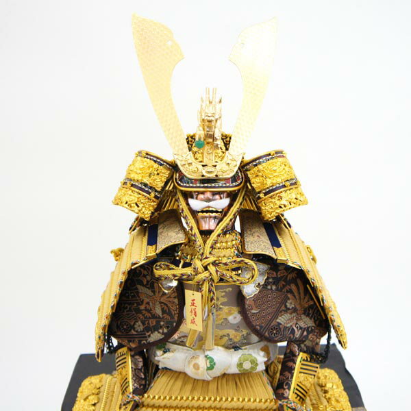 金色と瑠璃色が施された月顔の彫刻 仏像】日光菩薩・月光菩薩 瑠璃光金彩仕上げ 篁千礼彩色 | 日本の手技