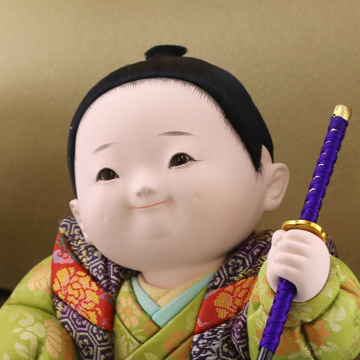 五月人形 東玉 木目込み飾り 木目込み人形 皐月童 蒼穹 （そら） コンパクト おしゃれ_6