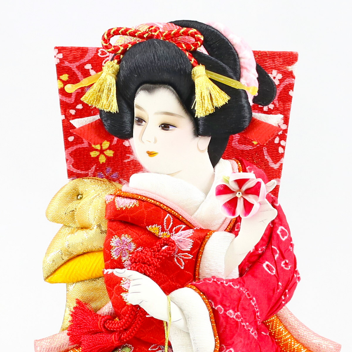 羽子板 お祝い 初正月 8号 飾り台セット ミニ コンパクト 8-1 : 雛人形