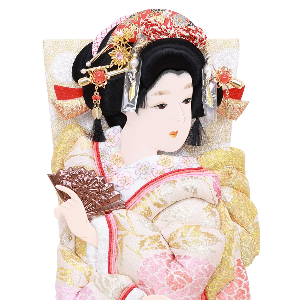 羽子板 お祝い 初正月 15号 帯地明日香 まり飾り 京都西陣織正絹帯地 押絵羽子板 ミニ コンパクト_1