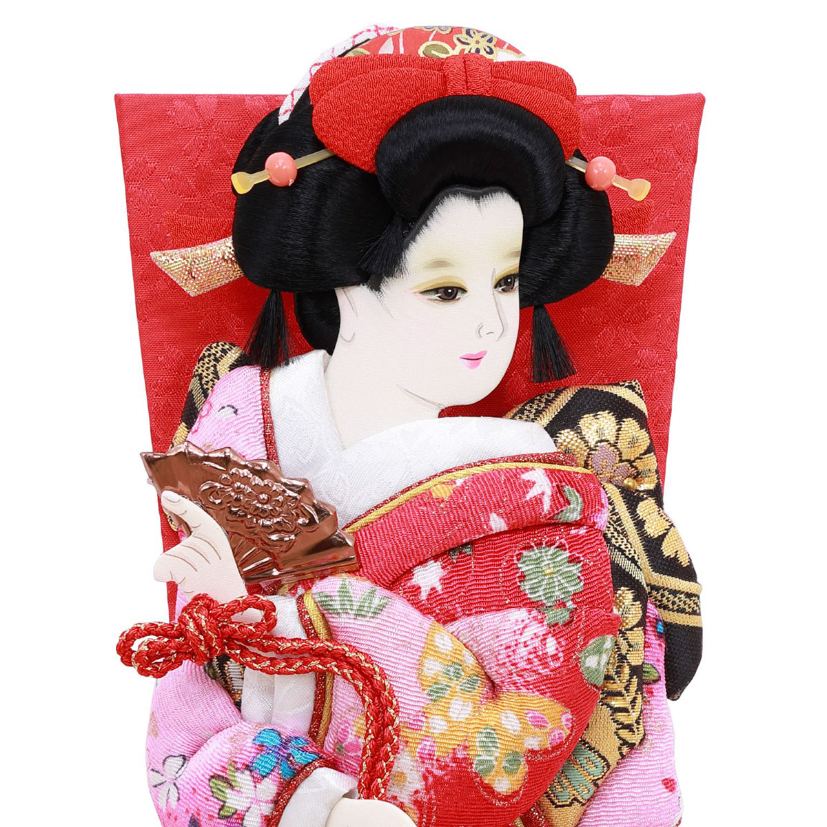 羽子板 お祝い 初正月 8号 姫振袖 道成寺 縮緬 押絵羽子板 ミニ