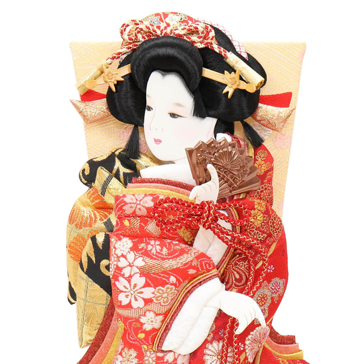 羽子板 お祝い 初正月 13号 姫振袖 道成寺 金襴 押絵羽子板 ミニ 