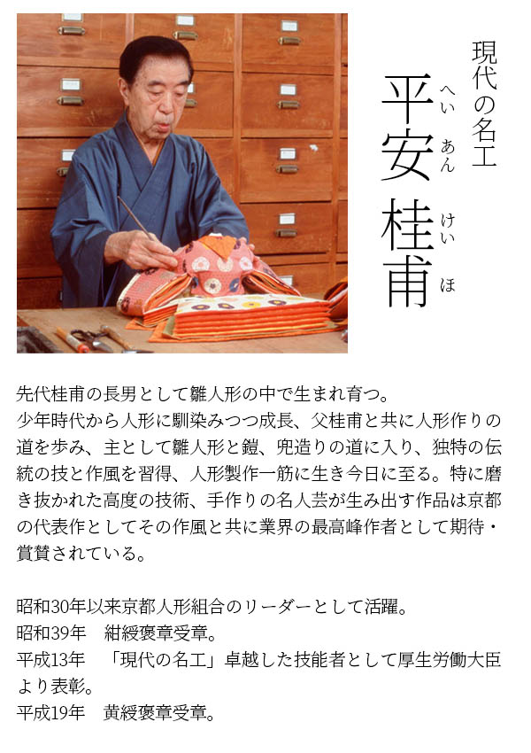 雛人形 平安桂甫作 京雛 京十番親王飾り : 雛人形 五月人形 こいのぼり