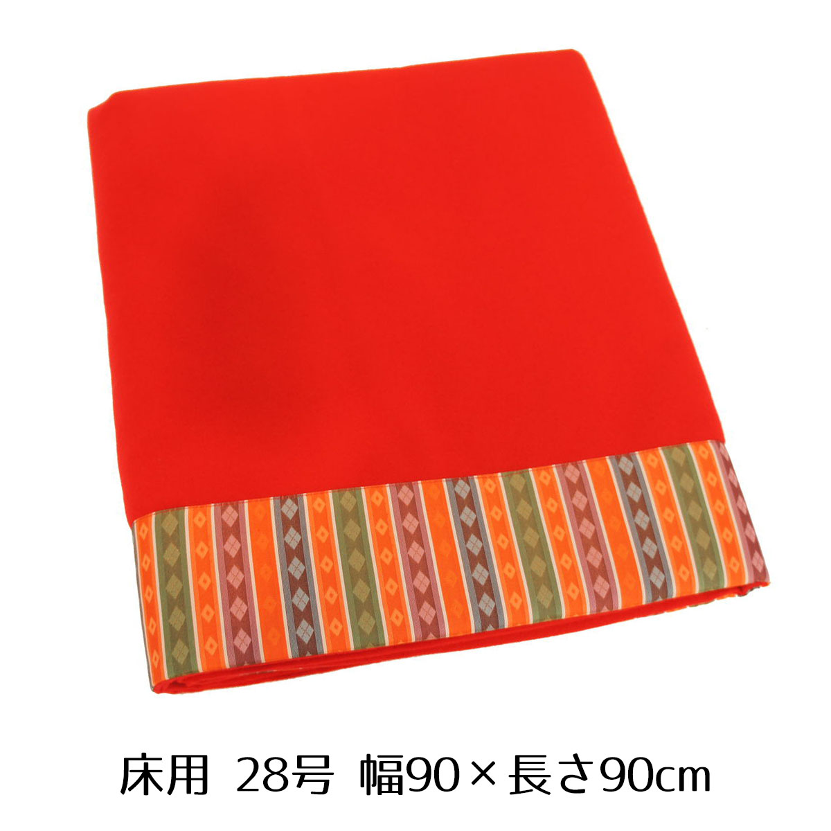 床飾用 ポリエステルフェルトン 毛せん 赤 - HN-YS-PO28-0のメイン画像
