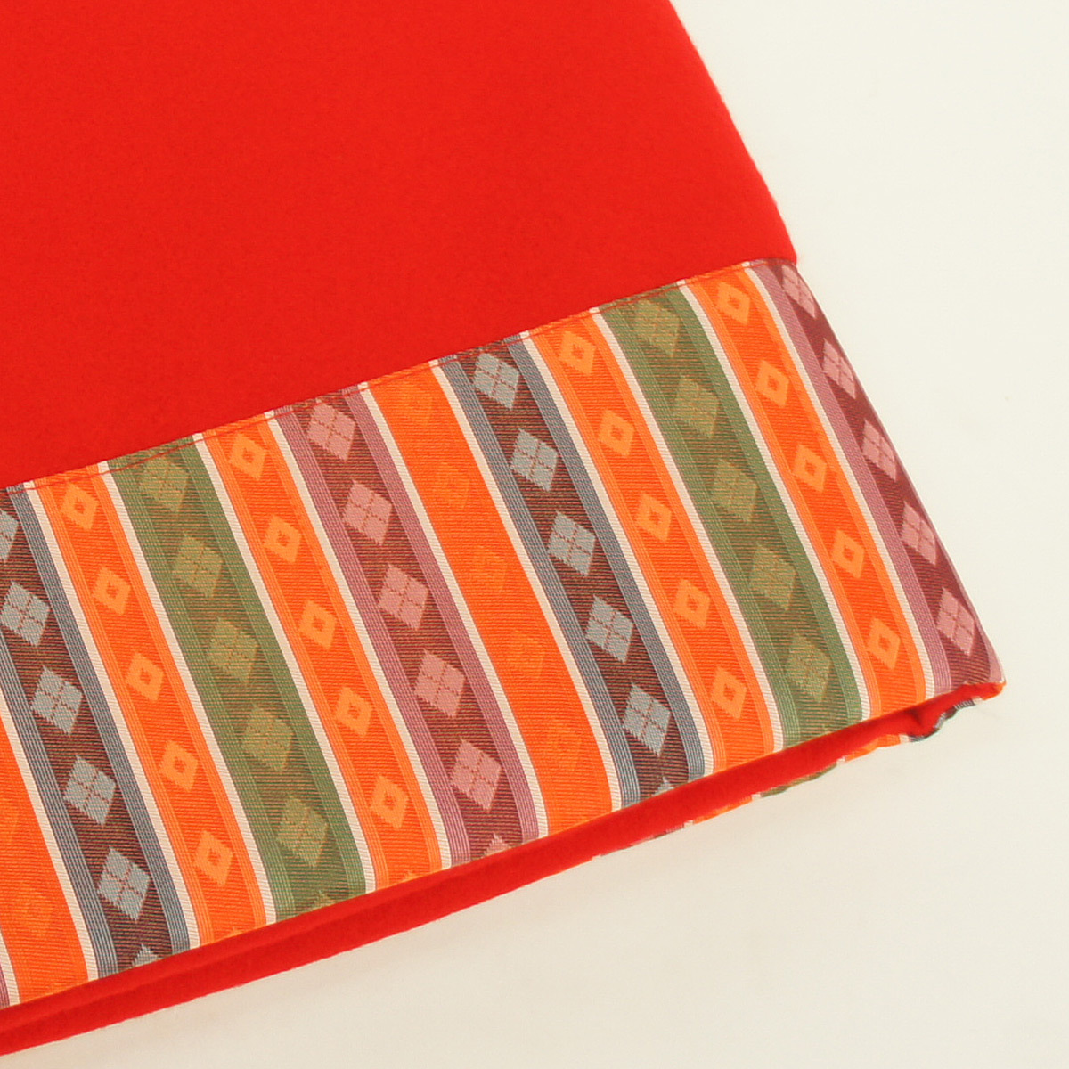 35号 幅125×長さ180cm 三段用 ポリエステルフェルトン 毛せん 赤 毛氈