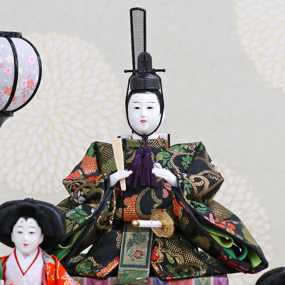 雛人形 ケース飾り 綾菜 三五親王 芥子官女 五人揃い アクリルケース