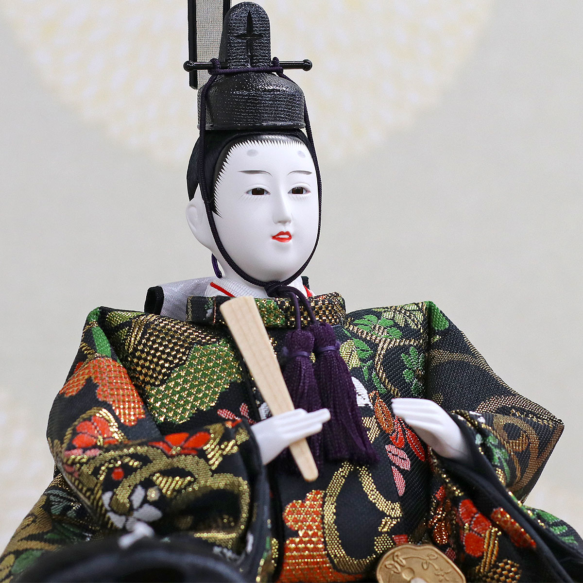 雛人形 ケース飾り 綾菜 三五親王 芥子官女 五人揃い アクリルケース