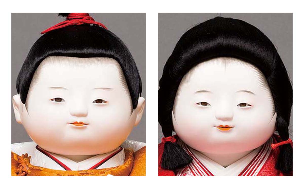 雛人形 親王飾り 平安豊久作 もも 御所雛 木目 栓 屏風 飾り台
