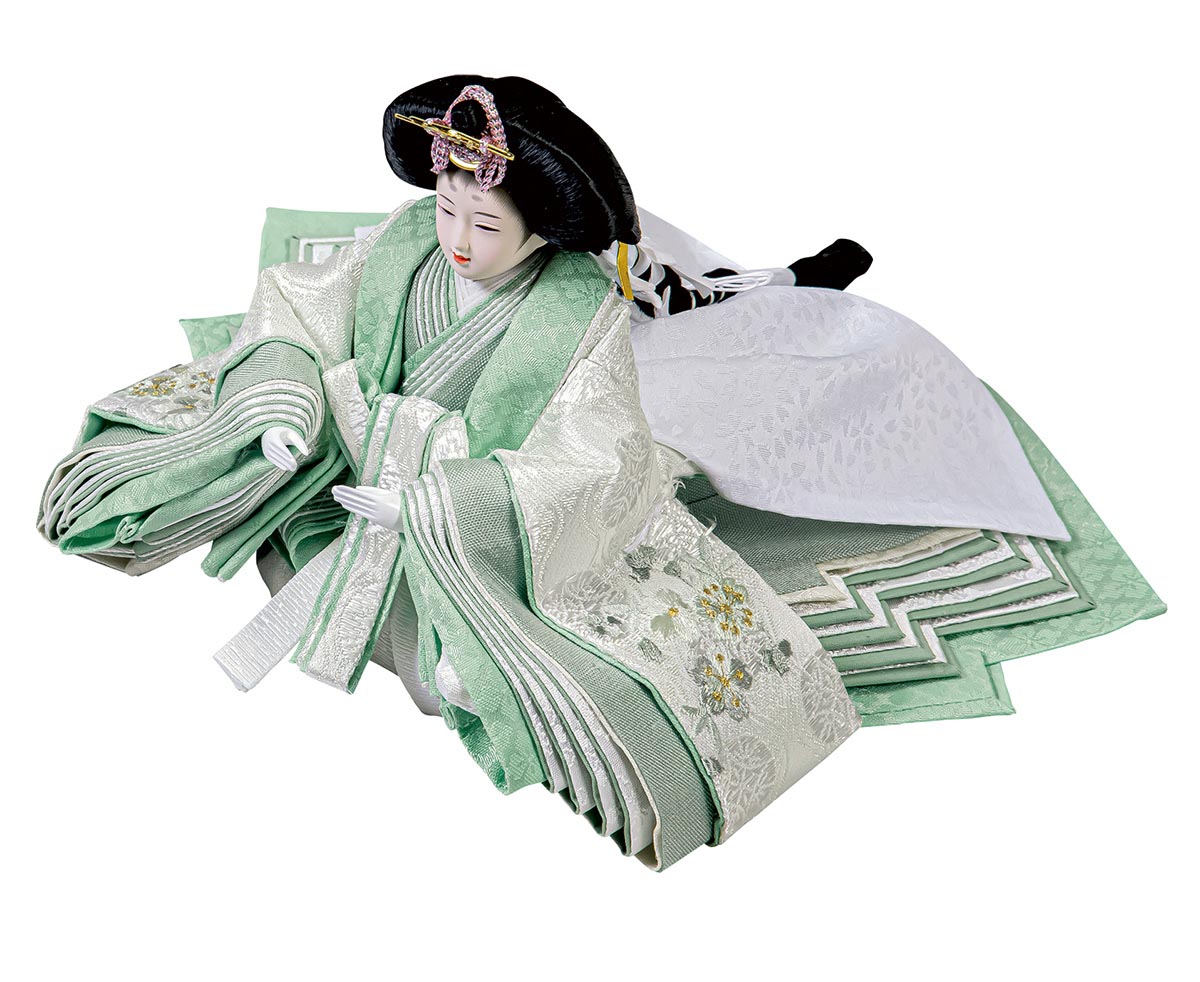 雛人形 親王飾り 横山一彦作 そら 芥子親王揃 加賀蒔絵高岡塗屏風 親王飾り 平安豊久