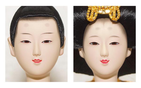 雛人形 親王飾り 平安寿峰作 唐草文様水色 京十二親王揃 加賀蒔絵高岡