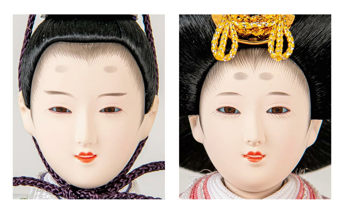 雛飾り　おひなさま　平安清玉作　親王飾り　三五親王芥子官女　ケース入り 雛飾り おひなさま 平安清玉作 親王飾り 三五親王芥子官女 ケース入り