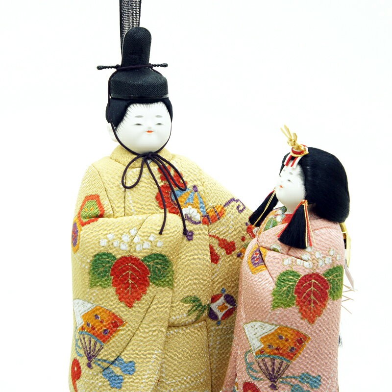雛人形 コンパクト 木目込み 原孝洲作 彩春雛 木目込み雛人形 親王飾り