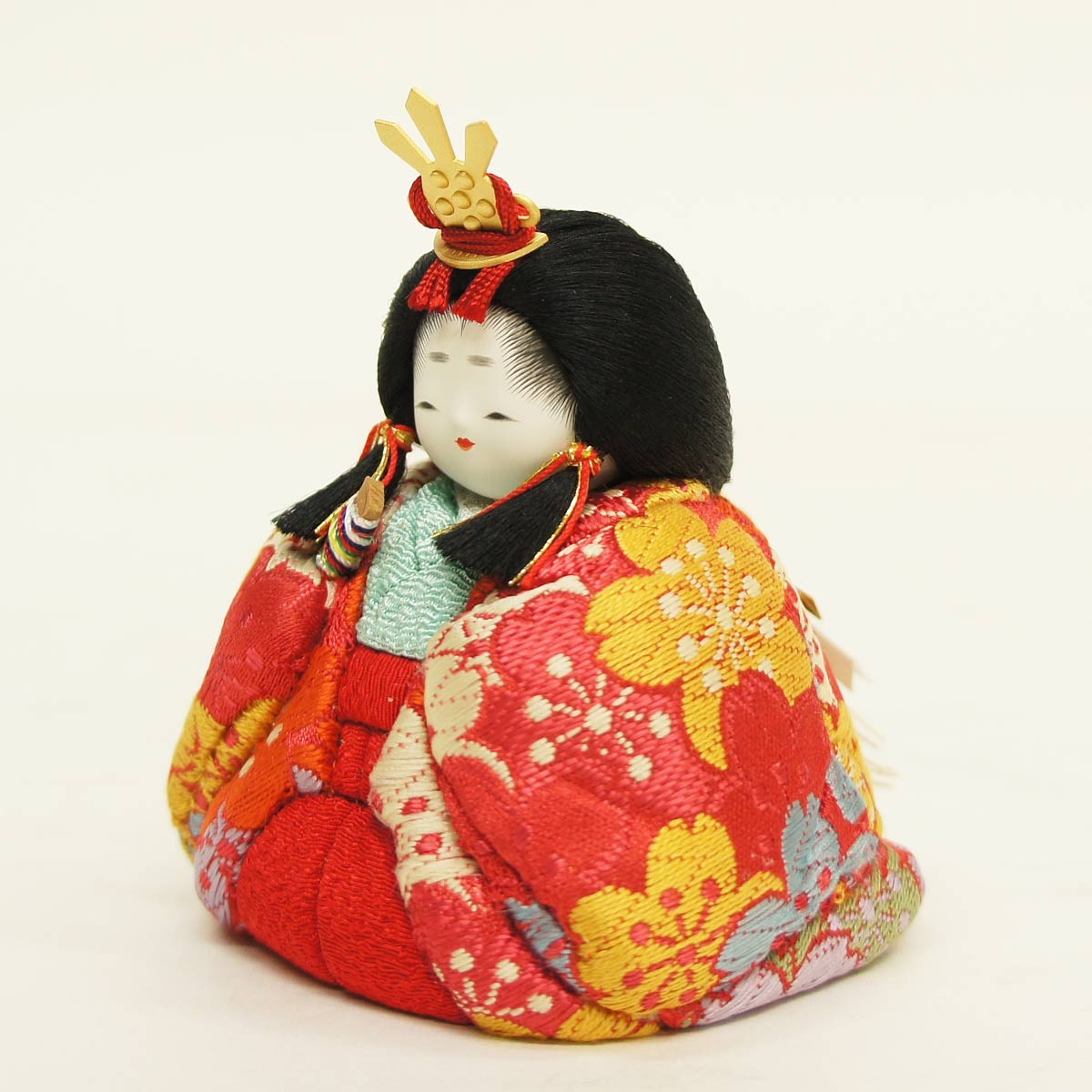 雛人形 コンパクト 木目込み 原孝州作 めぐみ雛 木目込み雛人形 十人