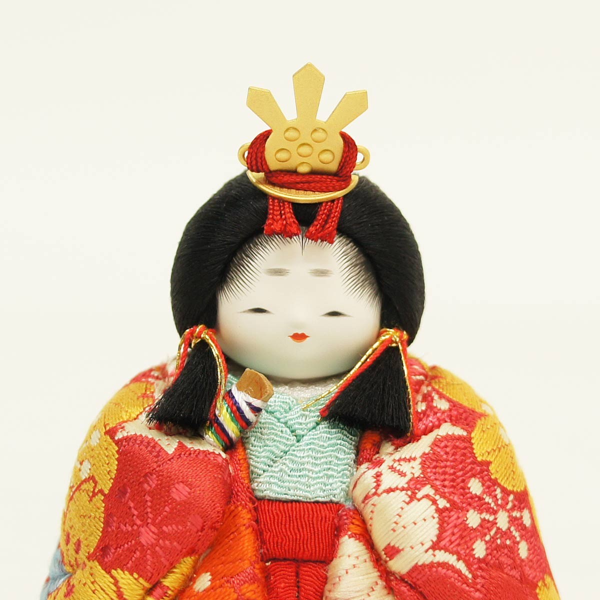 雛人形 コンパクト 木目込み 原孝州作 めぐみ雛 木目込み雛人形 十人