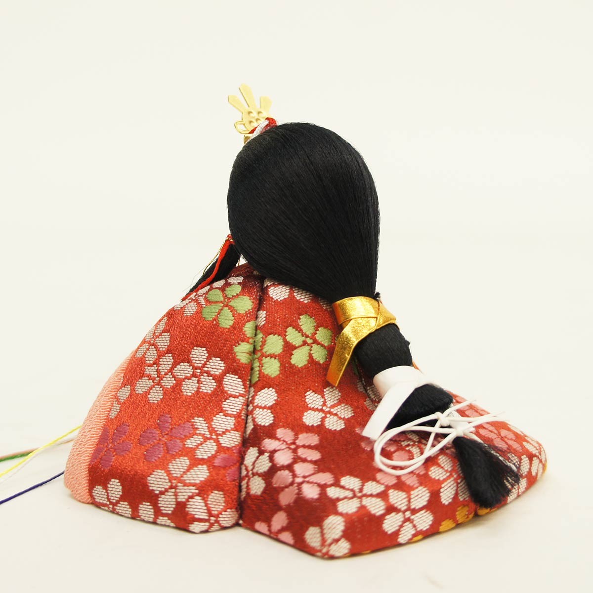 雛人形 コンパクト 木目込み 原孝州作 花色雛 木目込み雛人形 五人飾り