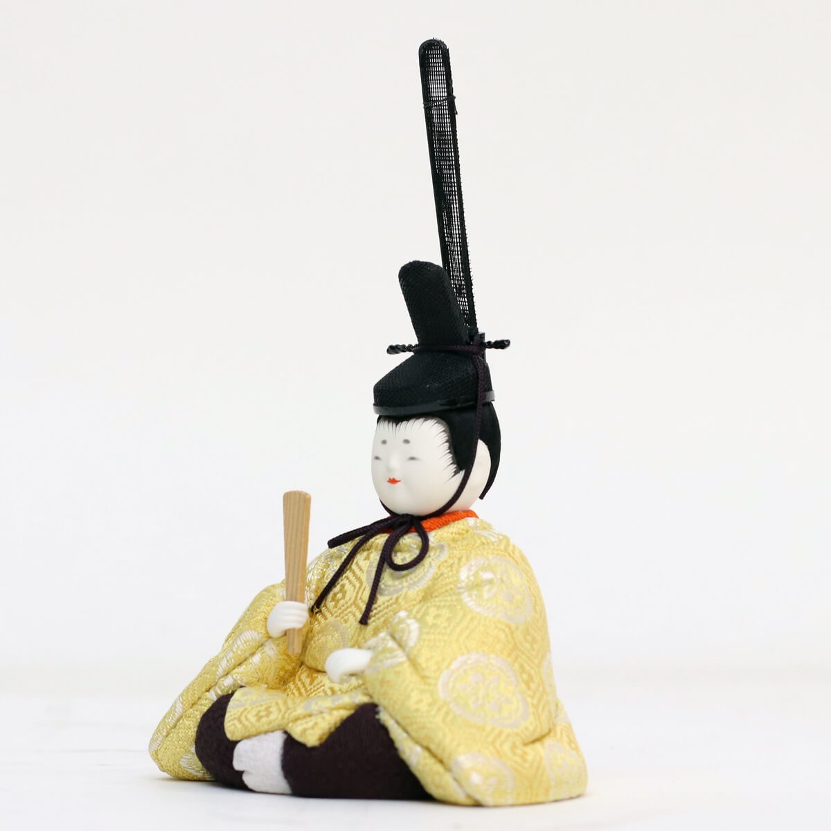雛人形 コンパクト 木目込み 原孝洲作 若菜雛 木目込み雛人形 収納飾り 親王飾り_5
