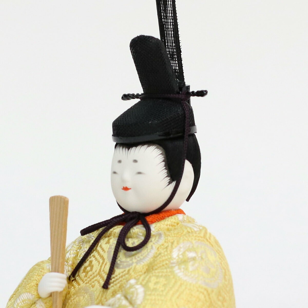 雛人形 コンパクト 木目込み 原孝洲作 若菜雛 木目込み雛人形 収納飾り 親王飾り_9