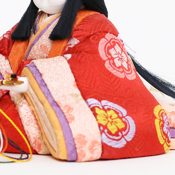 雛人形 コンパクト 木目込み 真多呂作 木目込み雛人形 瑞花雛 11人飾り