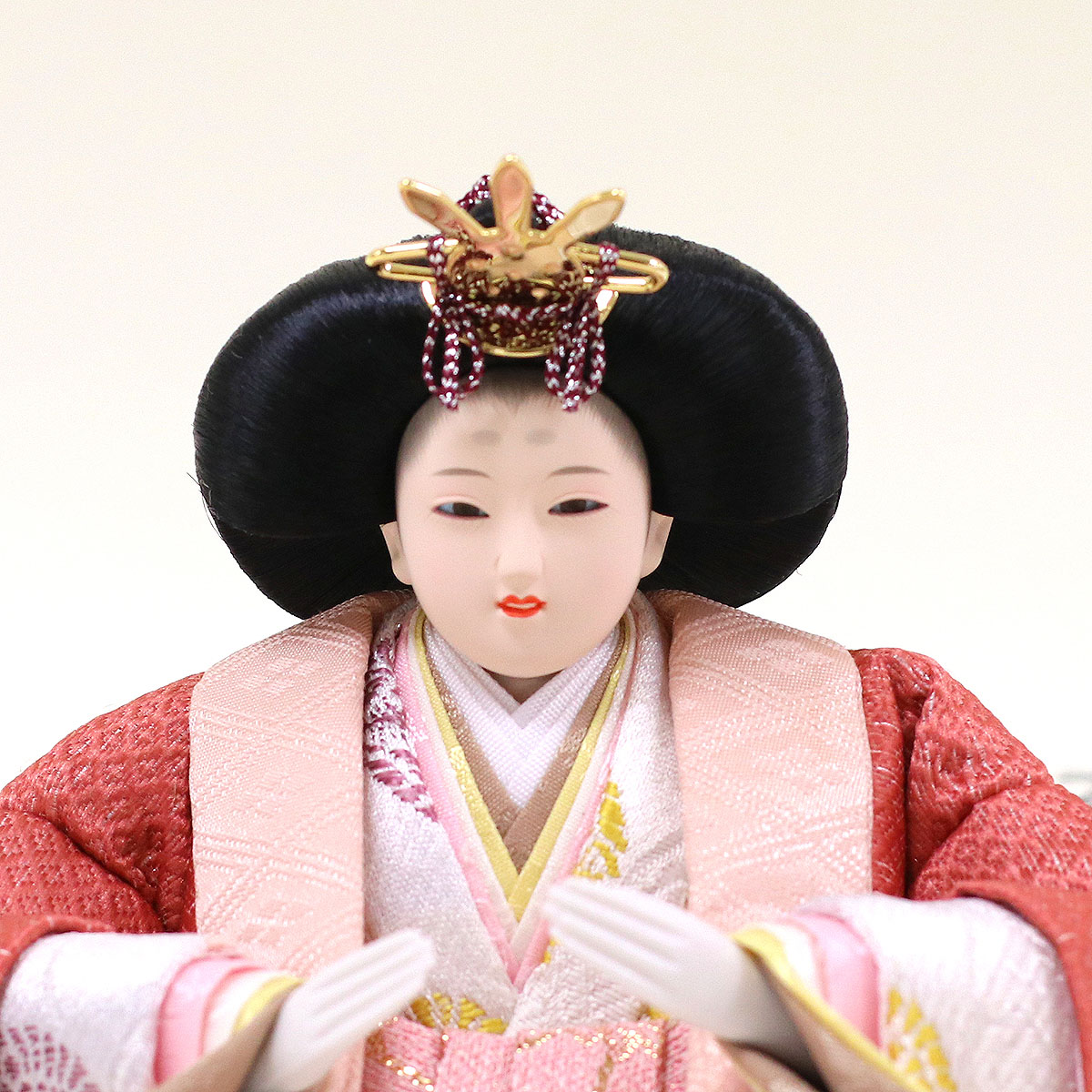 雛人形 親王飾り 段織 衣裳着 芥子親王 平飾り 人形の久月_9
