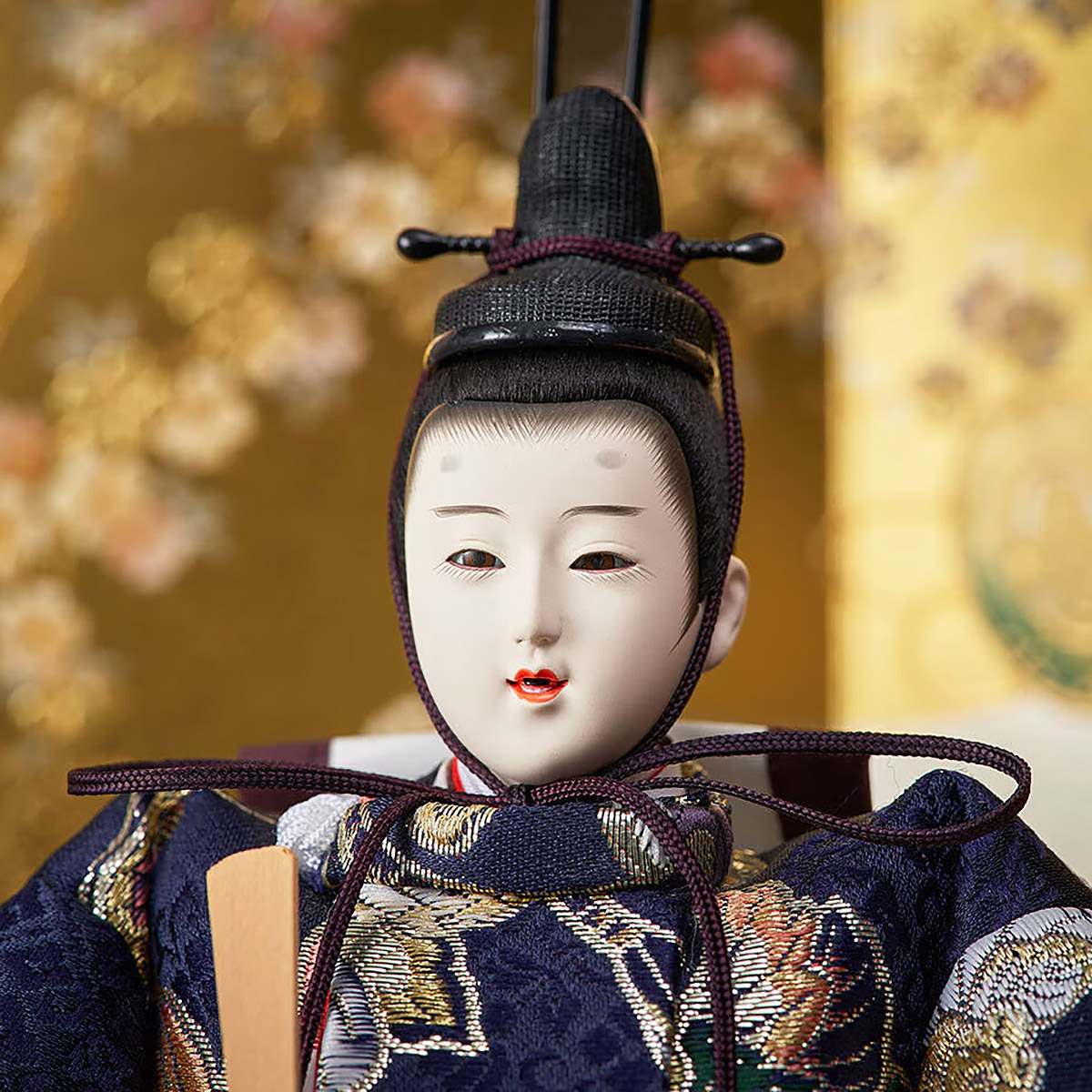 雛人形 収納飾り 西陣織金襴 衣裳着 三五親王 収納親王飾り 人形の久月