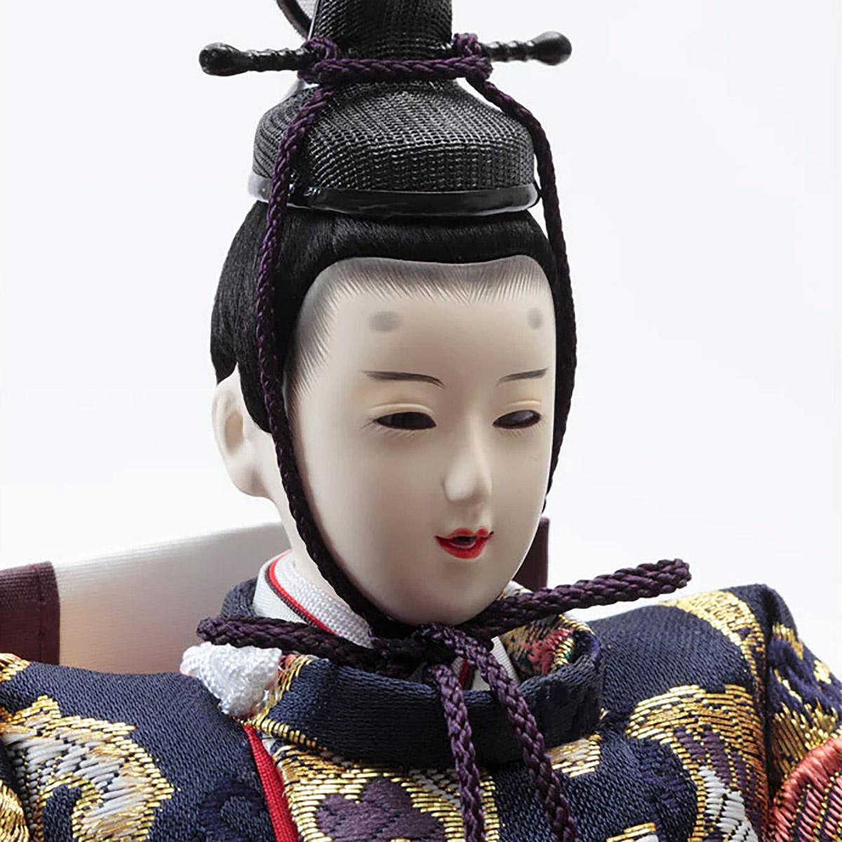 雛人形 収納飾り 西陣織金襴 衣裳着 三五親王 収納親王飾り 人形の久月