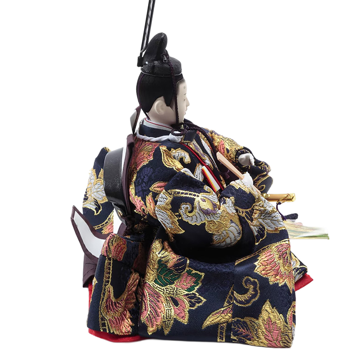 雛人形 収納飾り 西陣織金襴 衣裳着 三五親王 収納親王飾り 人形の久月