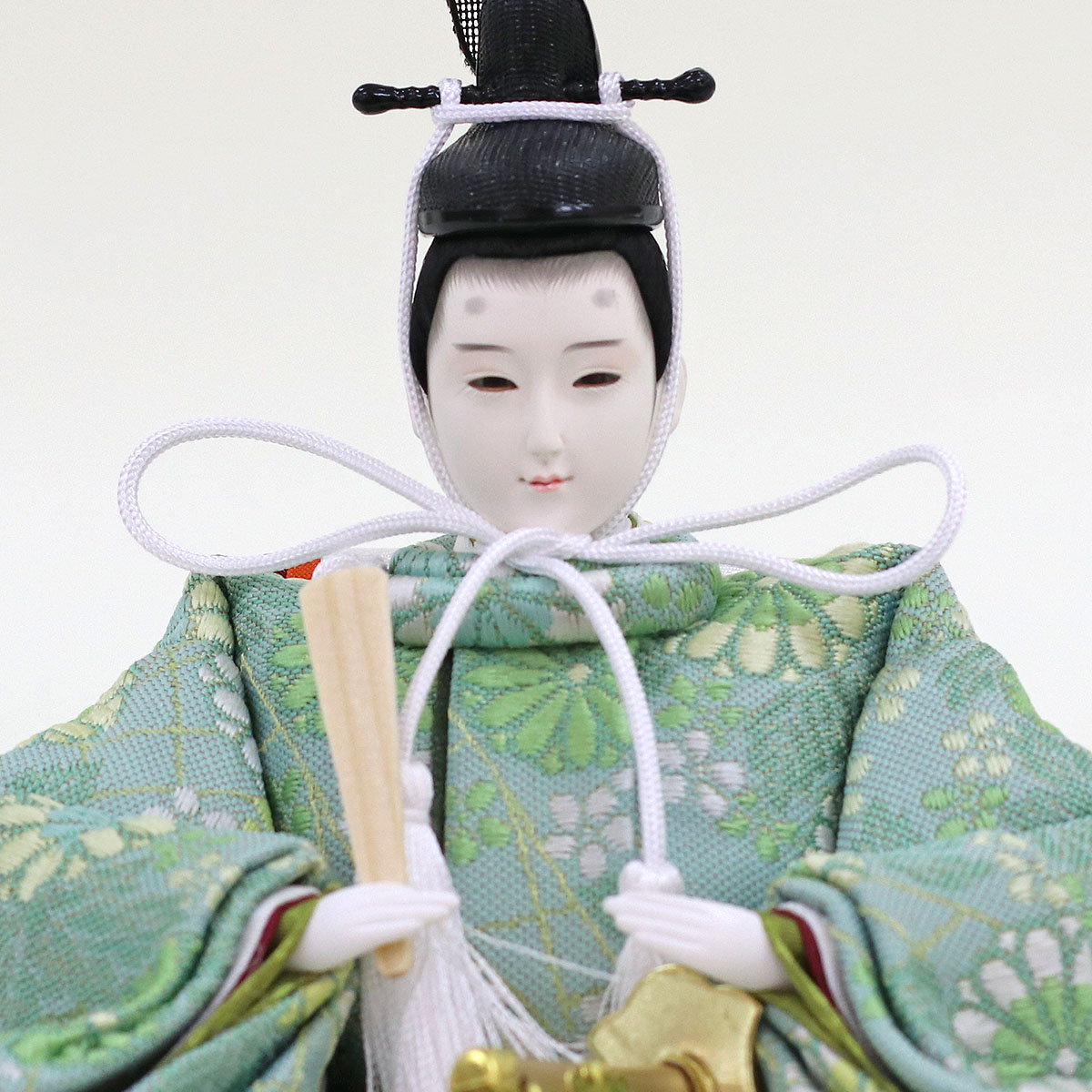 雛人形 三人官女 ベージュ地に花柄 【公式通販】