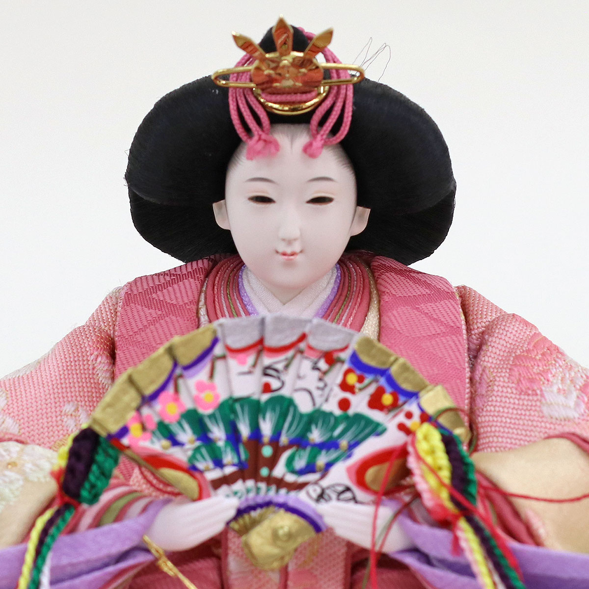 雛人形 三段飾り 久月作 平安三賢女 歌人付 雛の詩 衣裳着 京十番親王