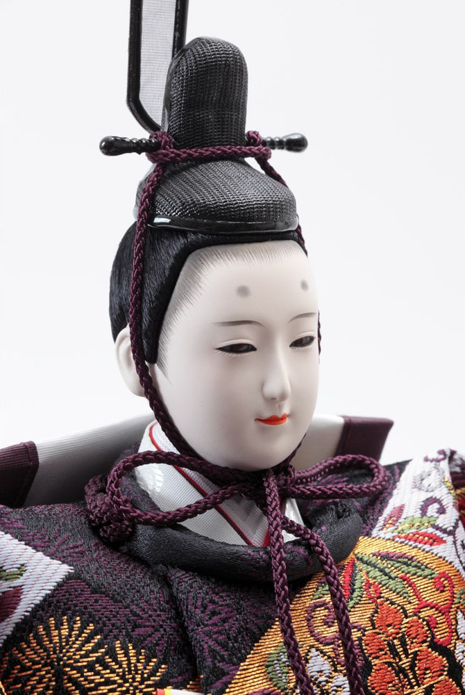 雛人形 四段飾り 久月作 平安三賢女 歌人付 雛の詩 段織 衣裳着 小十番
