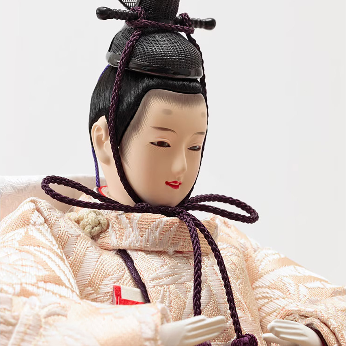 雛人形 収納飾り 銘木 栃 衣裳着 小芥子親王 収納親王飾り 人形の久月