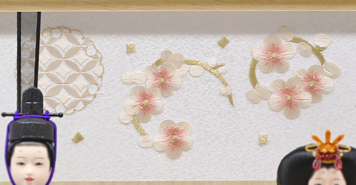 雛人形 ケース飾り 久月 衣裳着 ケース入り 親王飾り 小芥子親王