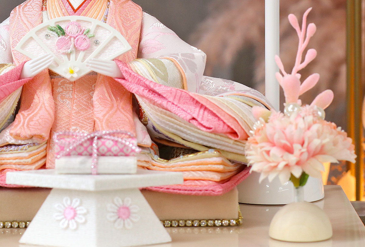 雛人形 ケース飾り 久月 衣裳着 ケース入り 親王飾り 芥子親王