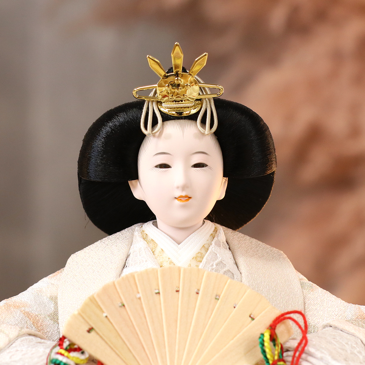 雛人形 ケース飾り 久月 衣裳着 フラワーアート ケース入り 親王飾り