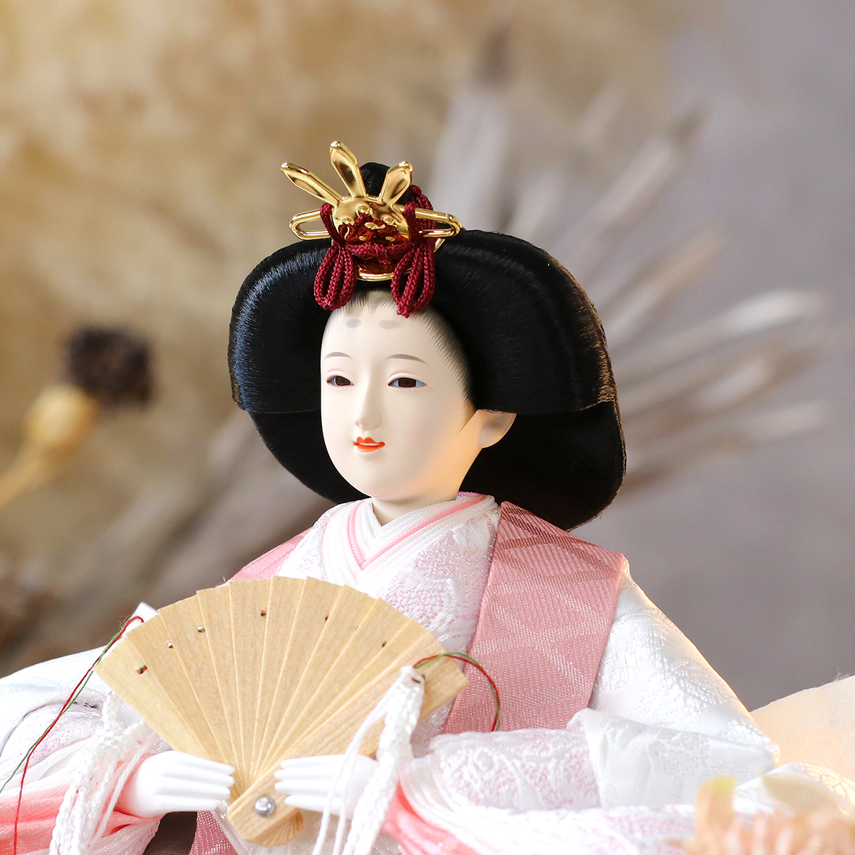 雛人形 ケース飾り 久月 衣裳着 ケース入り 親王飾り 小三五親王