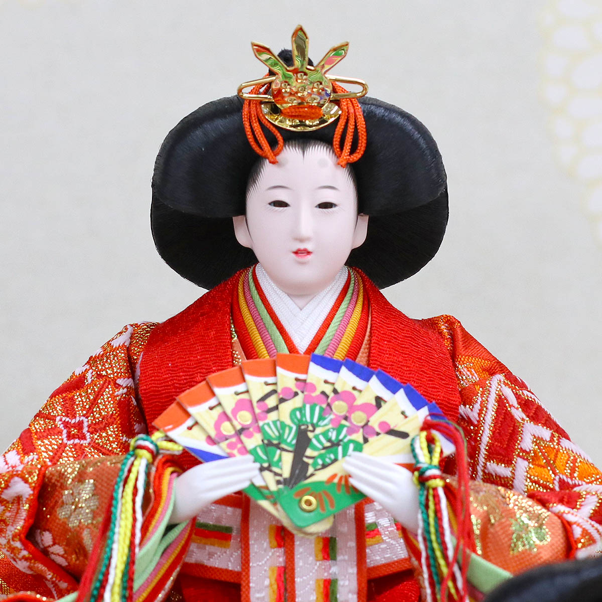 雛人形 ケース飾り 久月 衣裳着 ケース入り 五人揃 芥子親王 柳