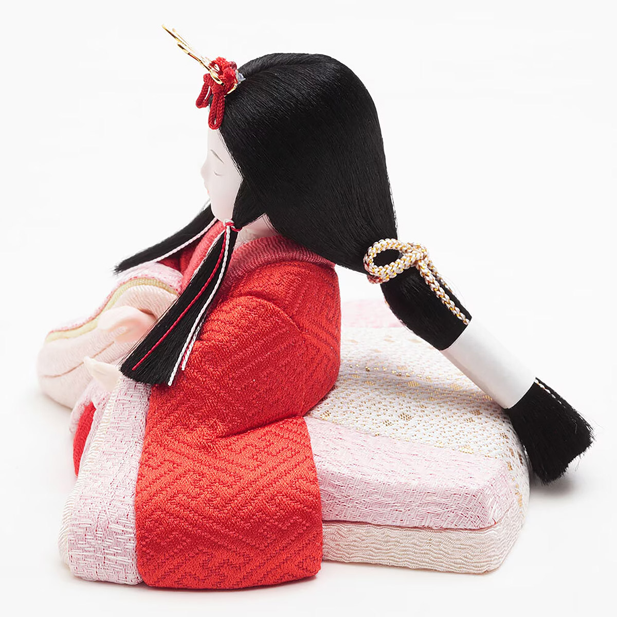 雛人形 木目込み飾り 新井久夫作 優里雛 木目込み 親王飾り 久月監製