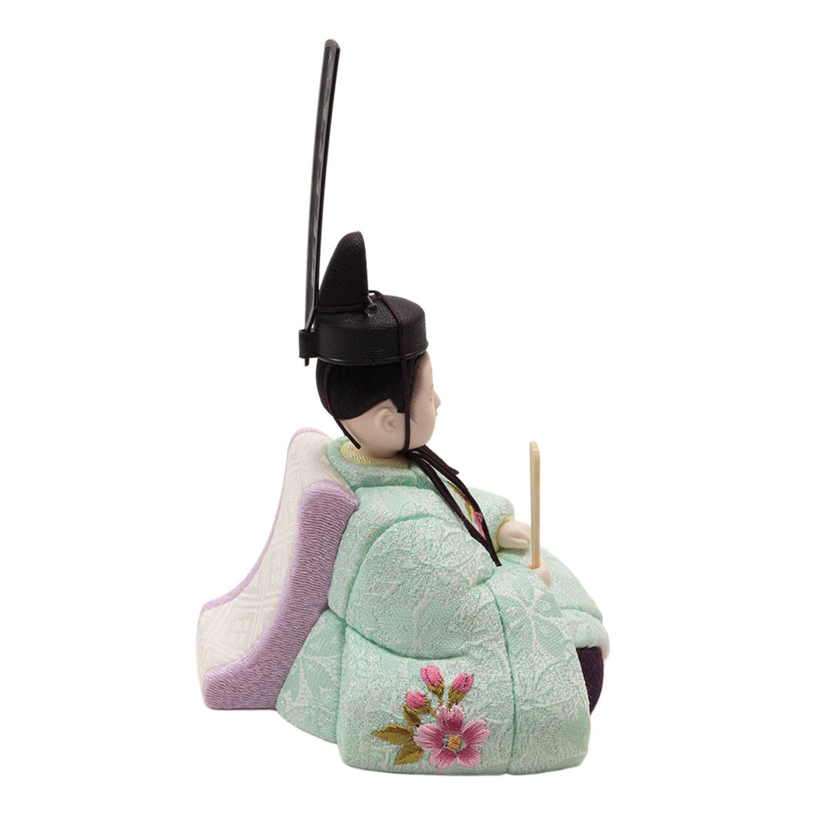 雛人形 木目込み飾り 久月作 ほのか 木目込み 新井久夫 芽依雛 親王飾り 刺繍 人形の久月 コンパクト 木目込み_10