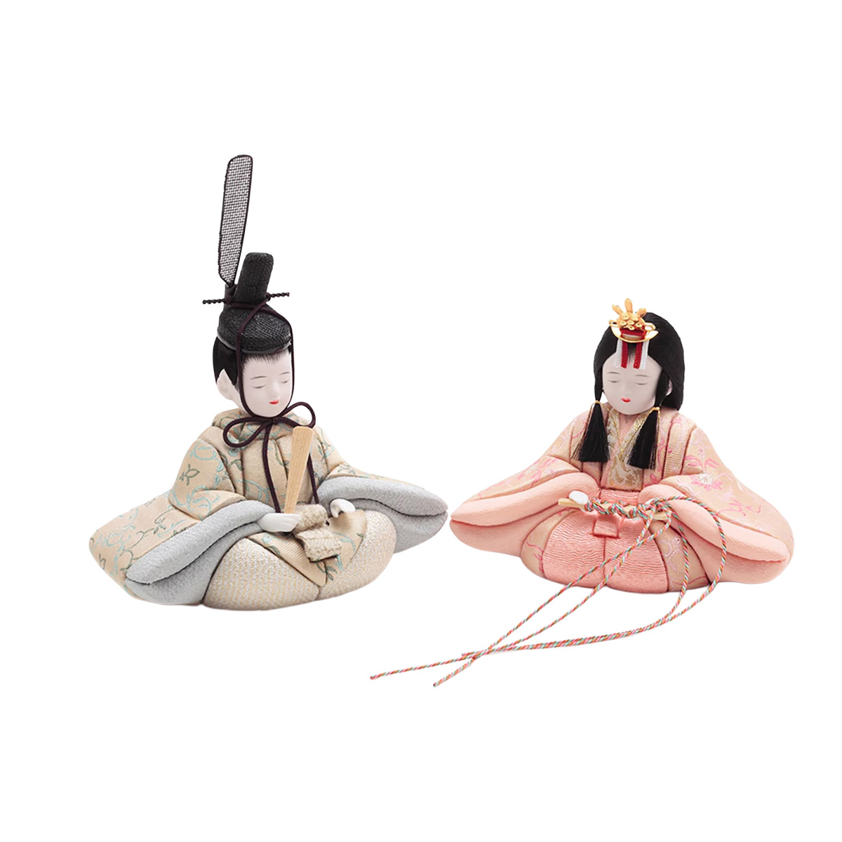 雛人形 木目込み飾り 一秀作 花澄雛 木目込み 親王飾り 久月監製 人形