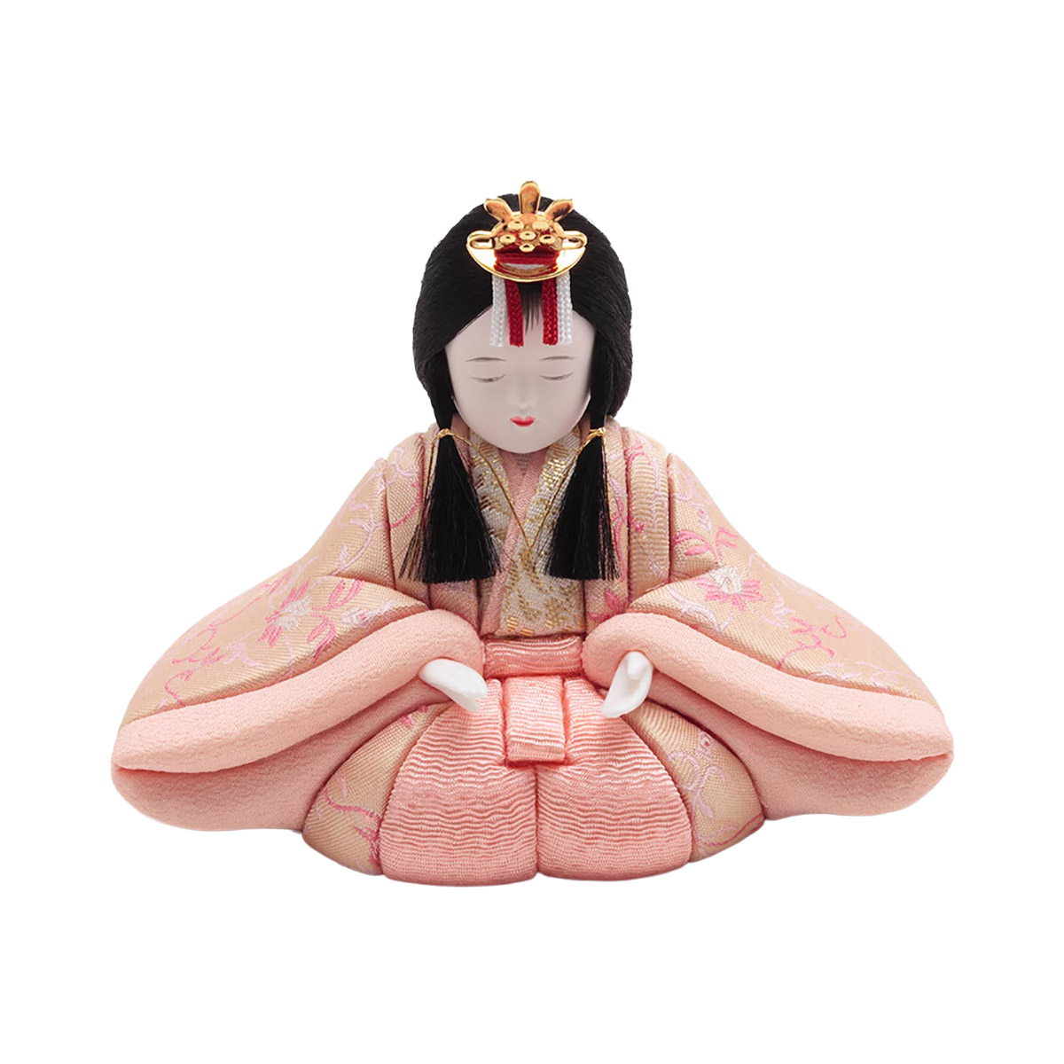 雛人形 木目込み飾り 一秀作 花澄雛 木目込み 親王飾り 久月監製 人形