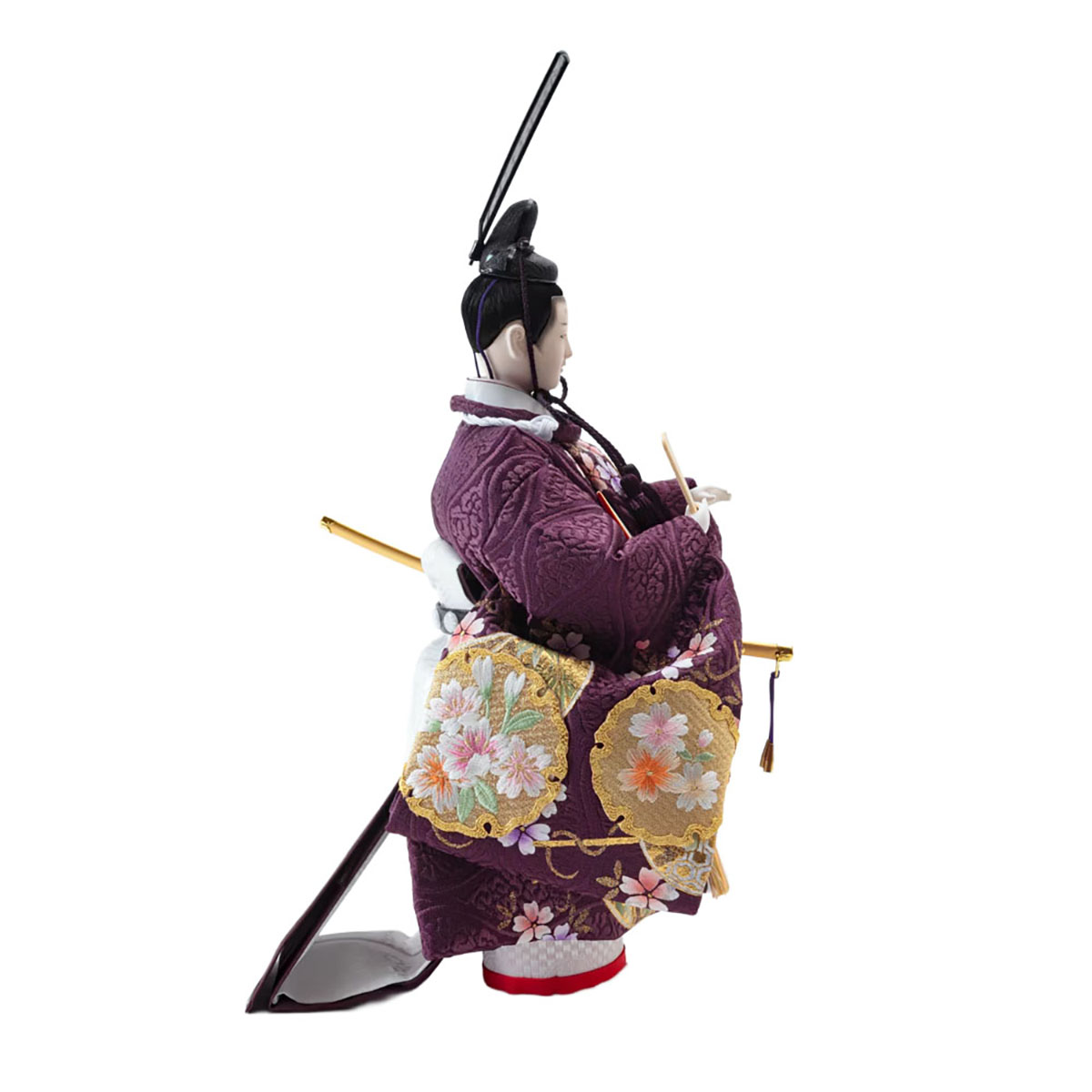 雛人形 立雛飾り 衣裳着 金彩刺繍 三五親王 立親王飾り 人形の久月